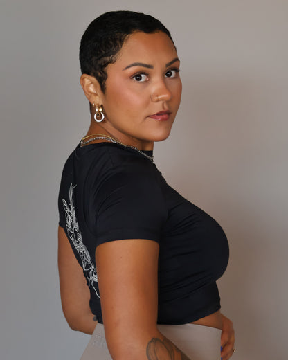Serpent Crop Tee