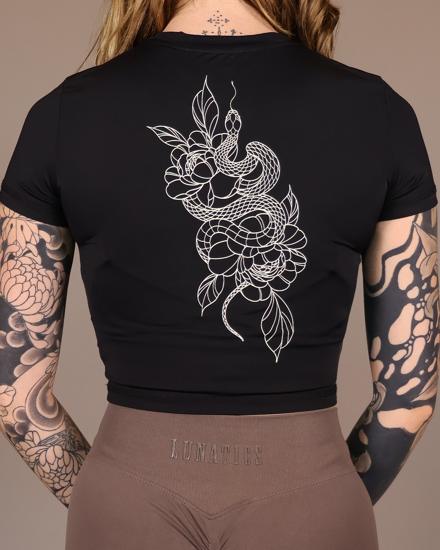 Serpent Crop Tee
