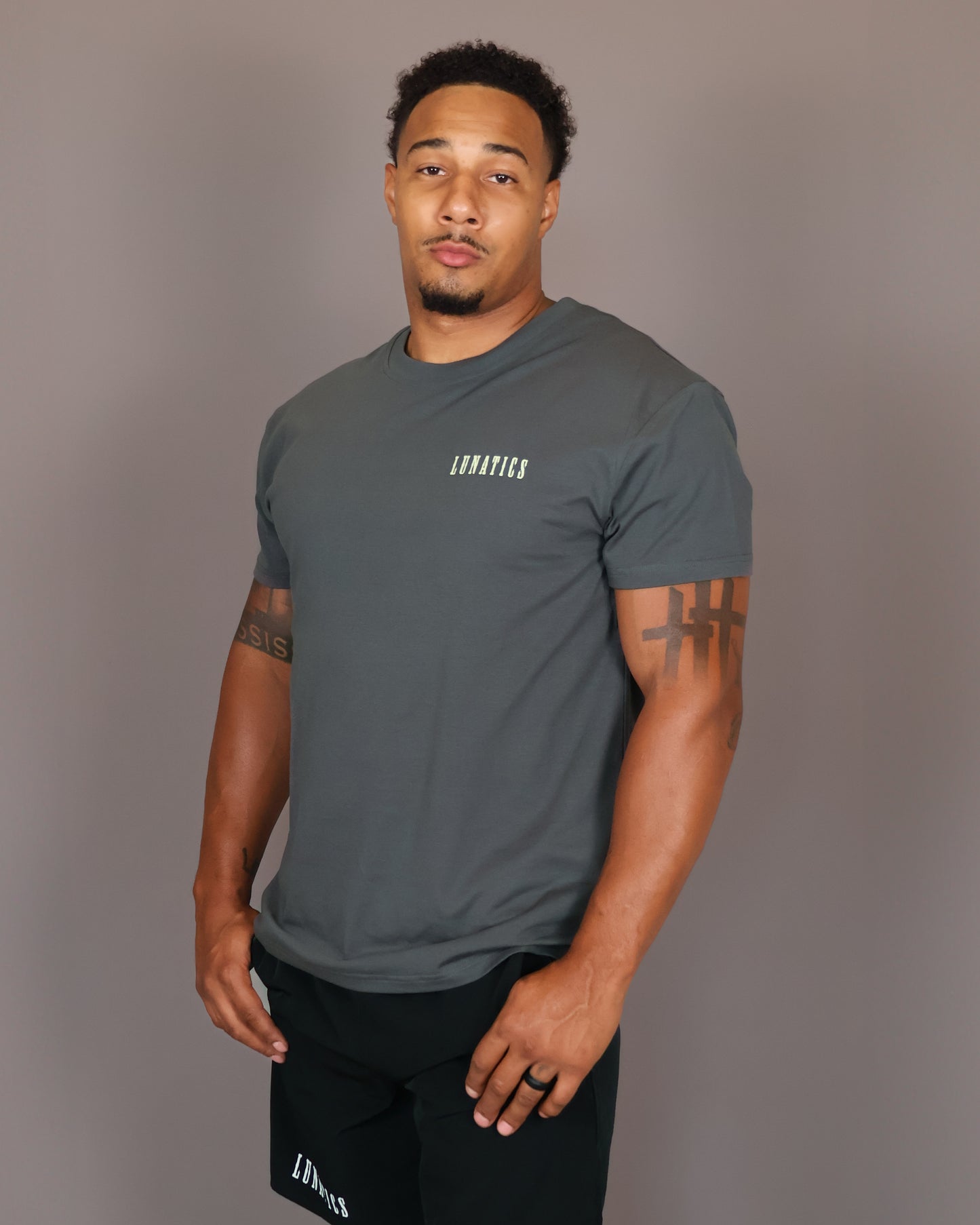 Grey Flex Fit - T Shirt