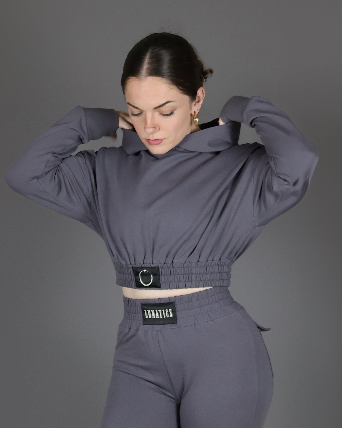 Luna Crop Hoodie